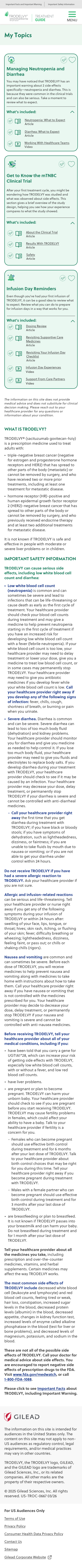 Trodelvy Patient Treatment Guide Mobile Design 2